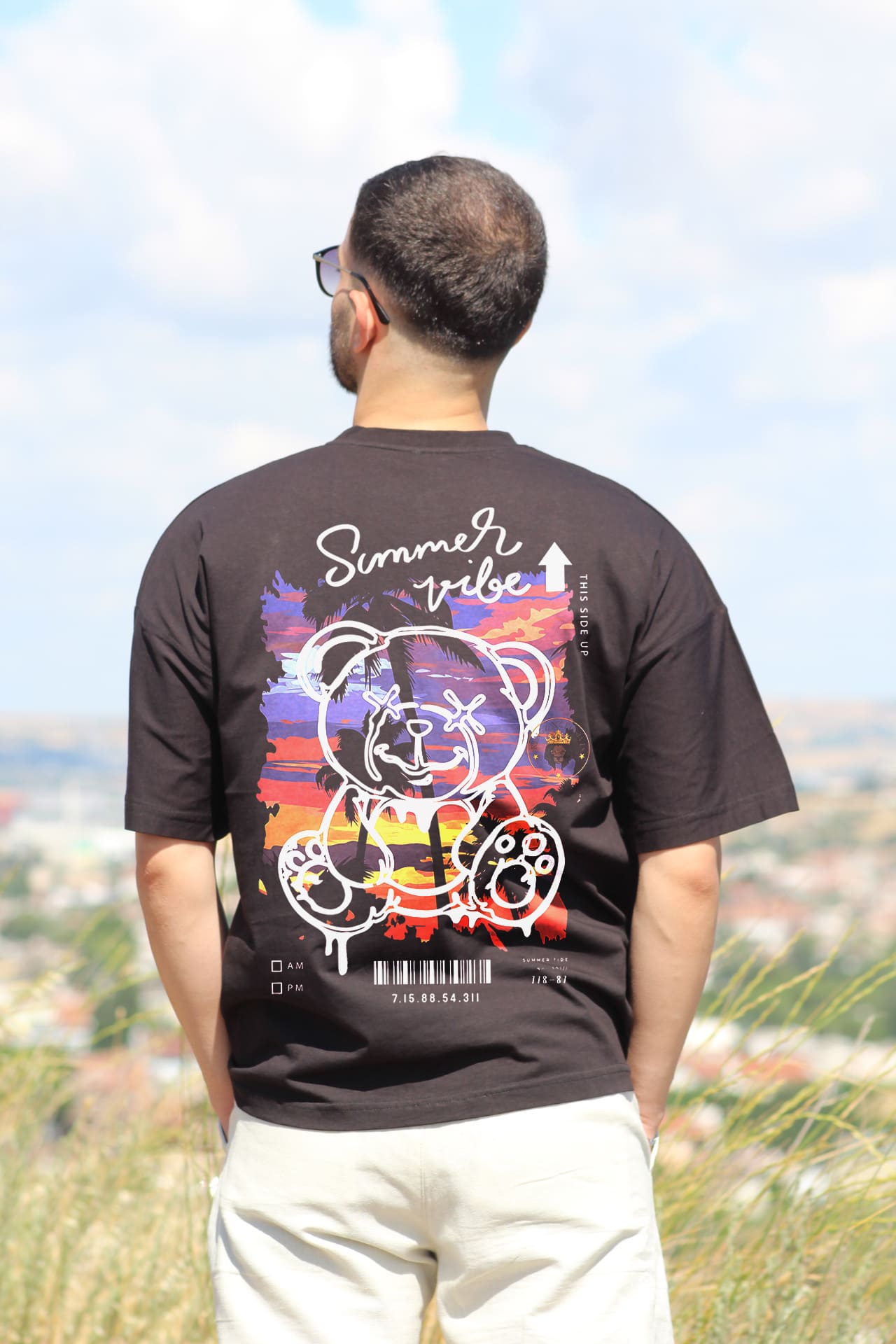 Tropic Sunset Bear - Görsel 4