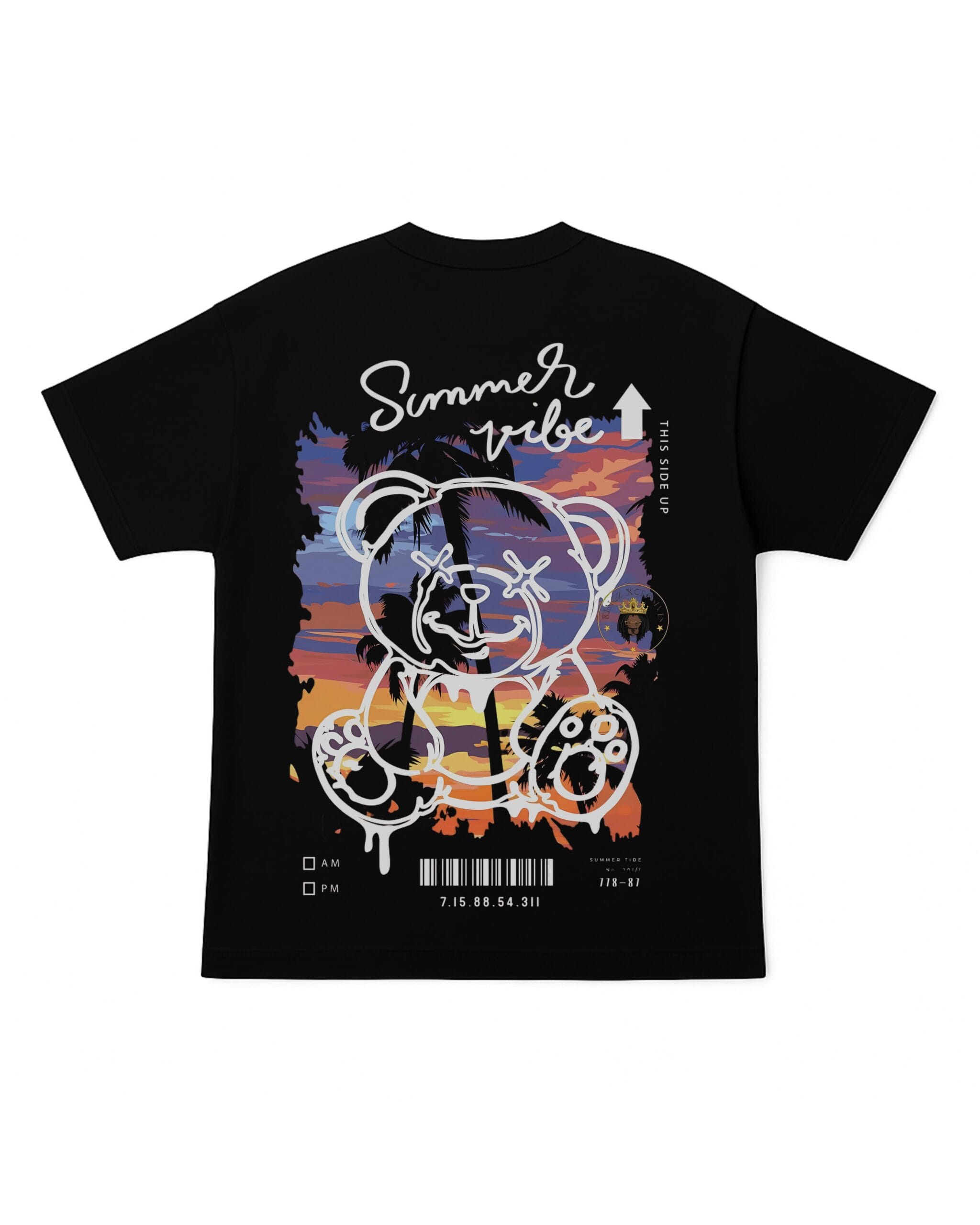 Tropic Sunset Bear - Görsel 2